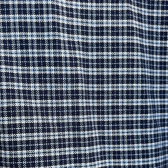 Men's Dockers Battery Street Blue Checkered Shirt Size Large - Picture 4 of 5